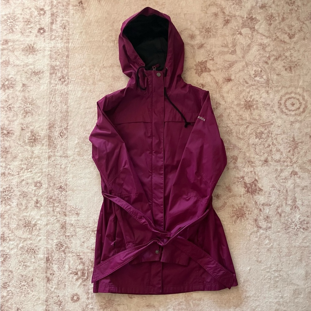 Columbia Hooded Rain Jacket - Purple 💜